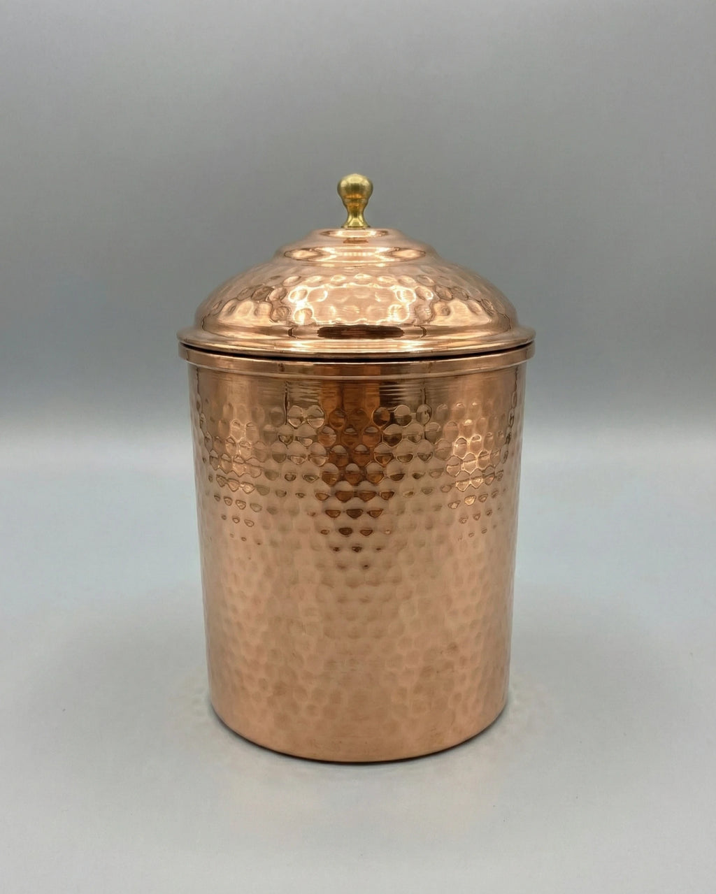 Dövme Desenli Bakır Rengi Bakır Baharatlık - 14 cm