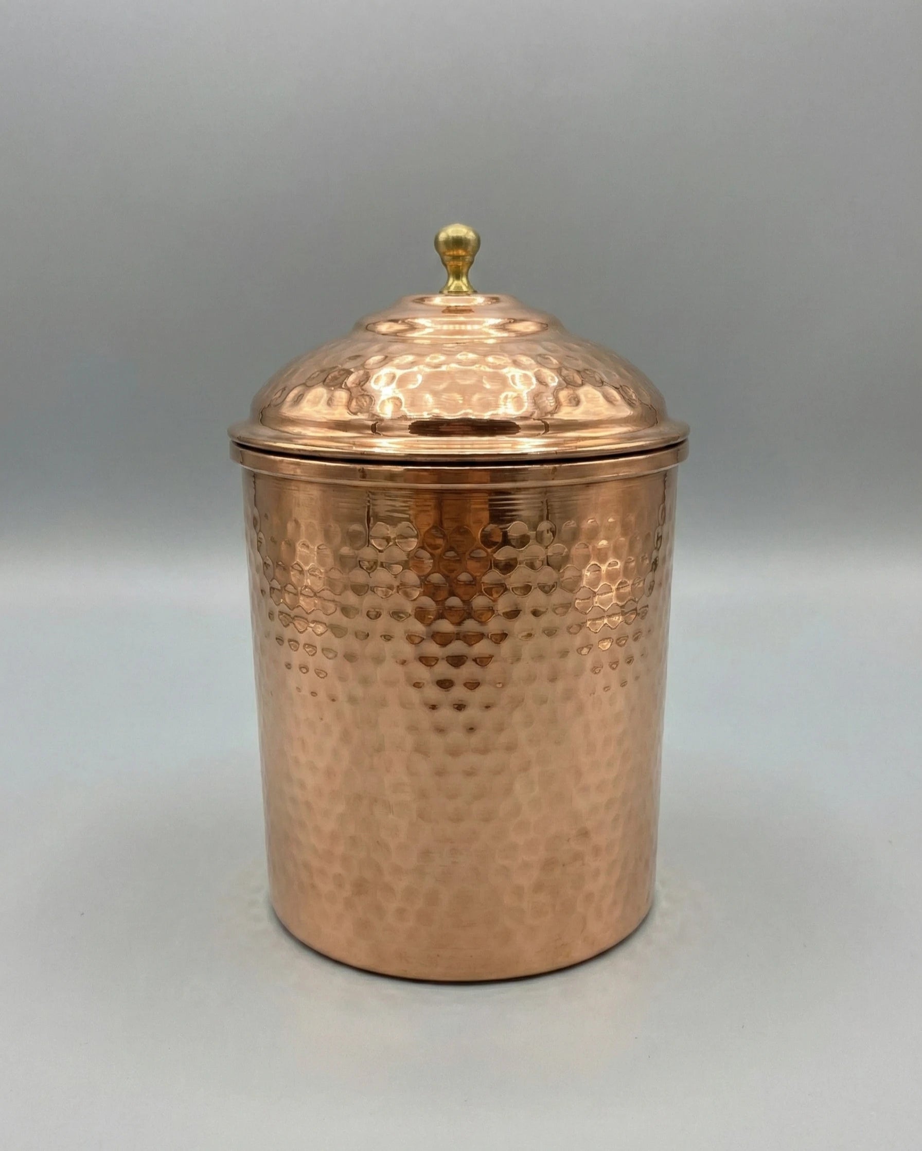 Dövme Desenli Bakır Rengi Bakır Baharatlık - 14 cm