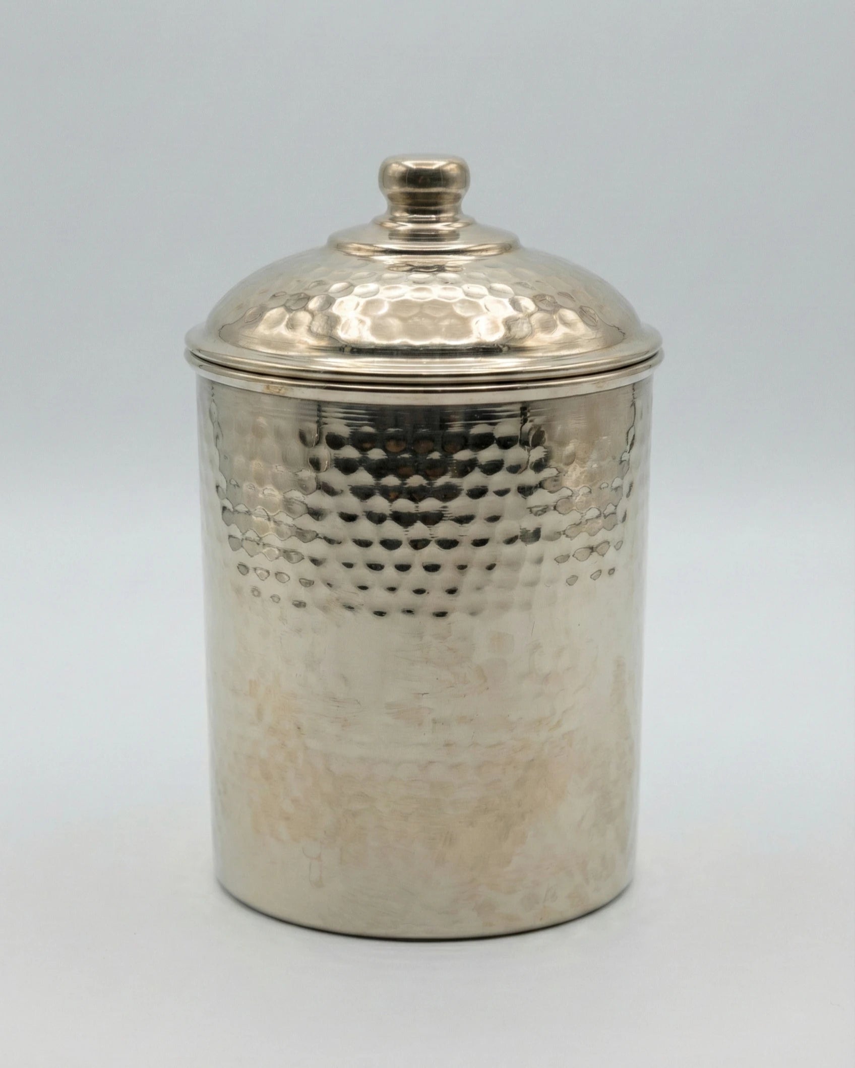 Dövme Desenli Beyaz Bakır Baharatlık - 12 cm