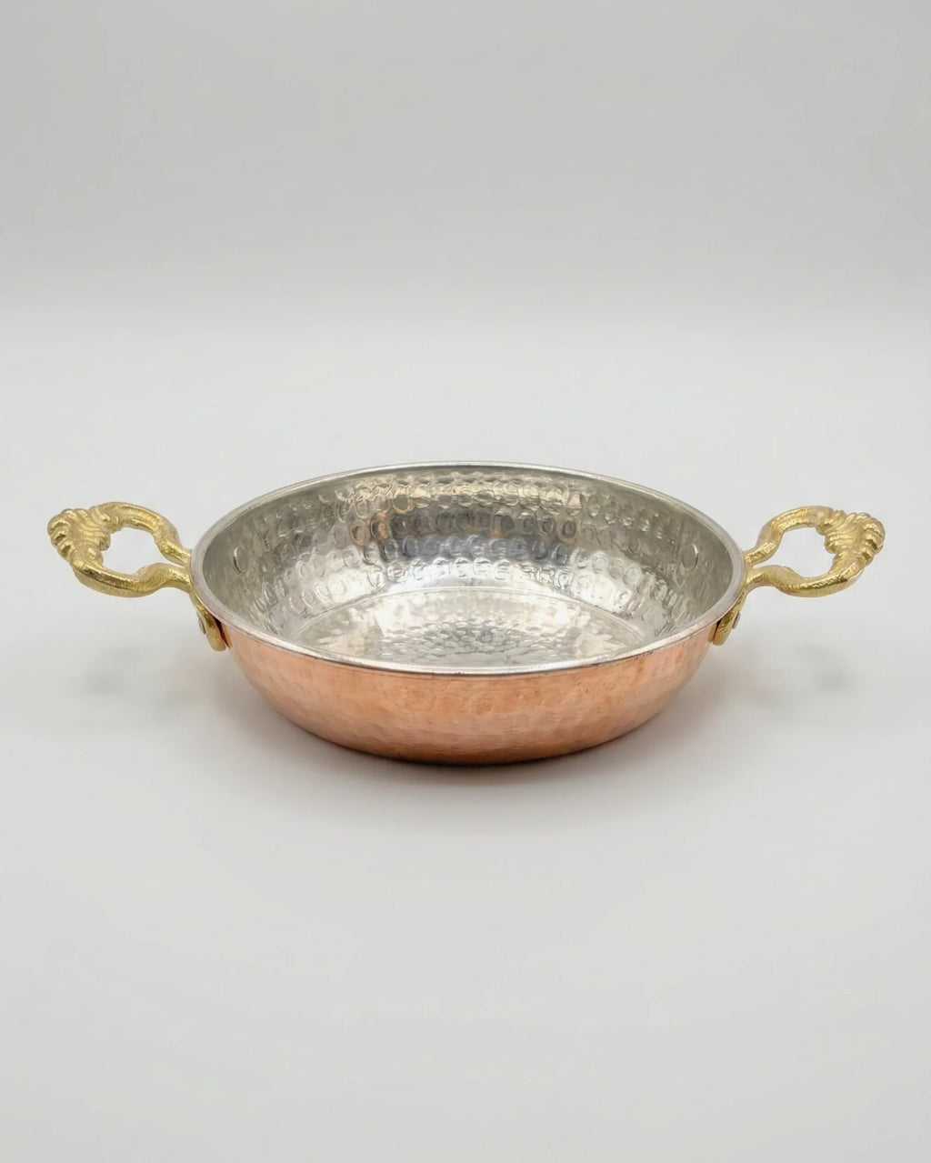 Antep İşi El Dövmesi Bakır Sahan - 28 cm